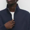 Einfaches Sweatshirt mit Viertelreißverschluss