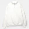 Einfaches Sweatshirt mit Viertelreißverschluss