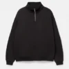 Einfaches Sweatshirt mit Viertelreißverschluss