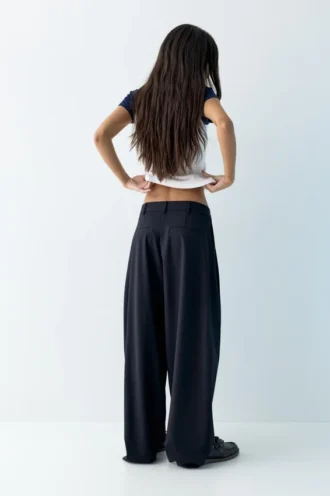 Elegante Hose mit überkreuztem Bund