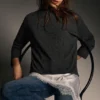 Feiner Pullover mit kombinierter Spitze Feiner Pullover mit kombinierter Spitze