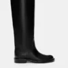 Flache kniehohe Stiefel Flache kniehohe Stiefel