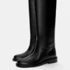 Flache kniehohe Stiefel Flache kniehohe Stiefel
