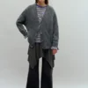 Flache Stiefel aus Kunstfell Flache Stiefel aus Kunstfell