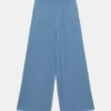Fließende Hose im Gaze-Look