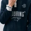 Fußball-Poloshirt aus Strick mit Grafik
