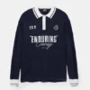 Fußball-Poloshirt aus Strick mit Grafik