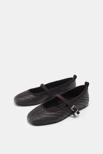 Geflochtene Ballerinas