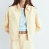 Gelbe Utility-Jacke