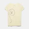 Gelbes T-Shirt mit Nieten Gelbes T-Shirt mit Nieten