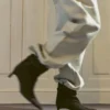 Gerüschte Stiefel mit hohem Absatz Gerüschte Stiefel mit hohem Absatz