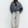 Gesteppte Jacke mit Stehkragen