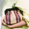 Gestreifte Clutch-Tasche Gestreifte Clutch-Tasche