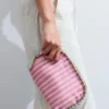 Gestreifte Tasche für Kulturbeutel