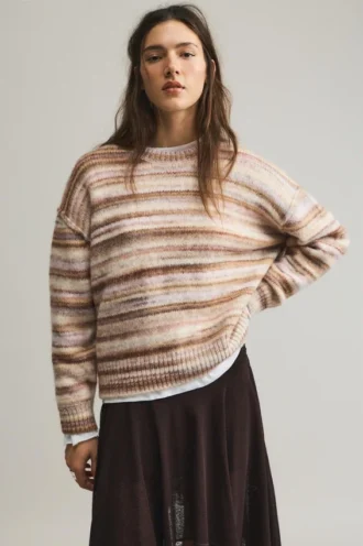 Gestreifter Pullover