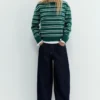 Gestreifter Pullover Gestreifter Pullover