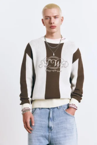 Gestreifter STWD-Pullover