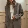 Gestreifter Zweireiher-Blazer