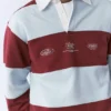 Gestreiftes Langarm-Poloshirt
