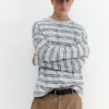 Gestreiftes Langarm-T-Shirt Gestreiftes Langarm-T-Shirt