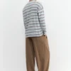 Gestreiftes Langarm-T-Shirt Gestreiftes Langarm-T-Shirt