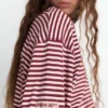 Gestreiftes Langarm-T-Shirt