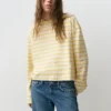 Gestreiftes Langarm-T-Shirt