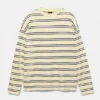 Gestreiftes Langarm-T-Shirt Gestreiftes Langarm-T-Shirt