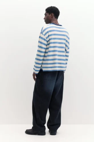 Gestreiftes Strick-T-Shirt