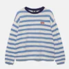 Gestreiftes Strick-T-Shirt Gestreiftes Strick-T-Shirt