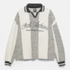 Gestreiftes STWD-Football-Poloshirt