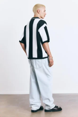 Gestreiftes STWD-Poloshirt