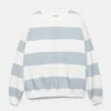 Gestreiftes Sweatshirt mit Rundhalsausschnitt Gestreiftes Sweatshirt mit Rundhalsausschnitt