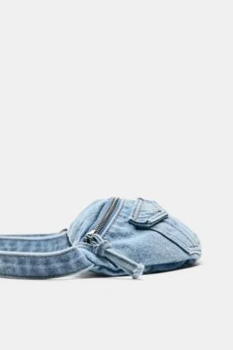 Gürteltasche im Denim-Look