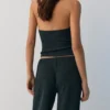 Halter-Top aus Krepp Halter-Top aus Krepp