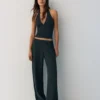 Halter-Top aus Krepp Halter-Top aus Krepp