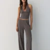 Halter-Top aus Krepp Halter-Top aus Krepp