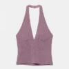 Halter-Top aus Krepp Halter-Top aus Krepp