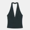 Halter-Top aus Krepp Halter-Top aus Krepp