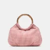 Handtasche mit Gingham-Print Handtasche mit Gingham-Print