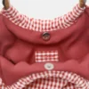 Handtasche mit Gingham-Print Handtasche mit Gingham-Print