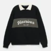 Hasriver-Poloshirt mit grafischem Einsatz