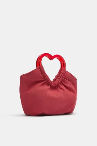 Herzförmige Handtasche