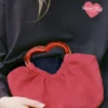 Herzförmige Handtasche Herzförmige Handtasche