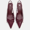 High Heels aus Lackleder mit Schleife