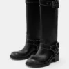High-Top-Bikerstiefel im Used-Look High-Top-Bikerstiefel im Used-Look