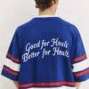 Hockey-T-Shirt mit gesticktem Einsatz