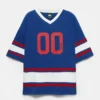 Hockey-T-Shirt mit gesticktem Einsatz