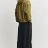 Hoodie in Boxy-Passform mit Reißverschluss