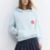 Hoodie mit Blumenprint